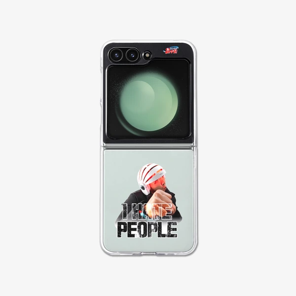 청소광브라이언 Phone ACC, Galaxy Z Flip5 Snap (Clear)
