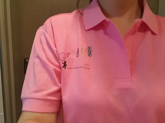 30수 심플 PK 티셔츠(남녀공용) M(90) 구매 제작 후기 원래 이미지 넣는 곳에 맞게 넣었는데  조금 위쪽으로 프린트 된 것 같아요 
조금만 아래쪽에 프린트 되도록 하는게 좋을 것 같습니다 ..  - 마플 리얼 후기 