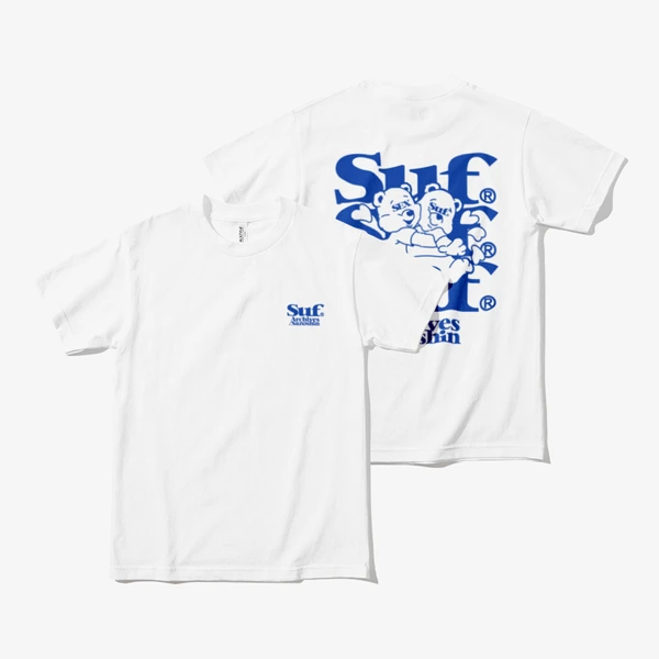 SUF archives アパレル, SST003 bears Tshirt wh