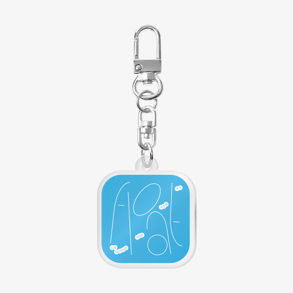 [float] logo key ring, MARPPLESHOP GOODS