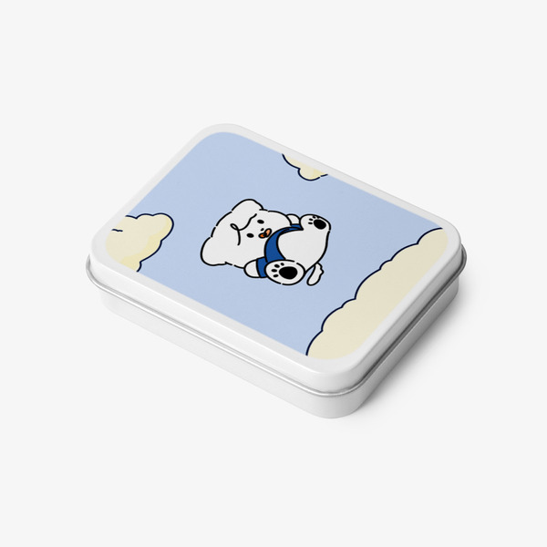 SNOWSEOL Goods, White Tin Box (Small)