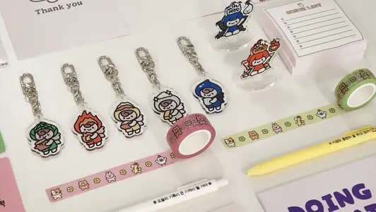 Masking Tape (0.59inch) Purchased 0.59inch 제작 후기 It was made well and cheaply :) 
I am also very satisfied with the masking tape. - 마플 리얼 후기 
