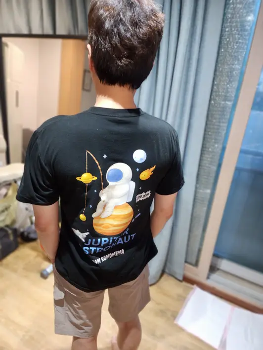 Printstar Premium Cotton Adult T-shirt Purchased L 제작 후기 I made this as a gift for an acquaintance, and I think it was printed with satisfactory quality. - 마플 리얼 후기 