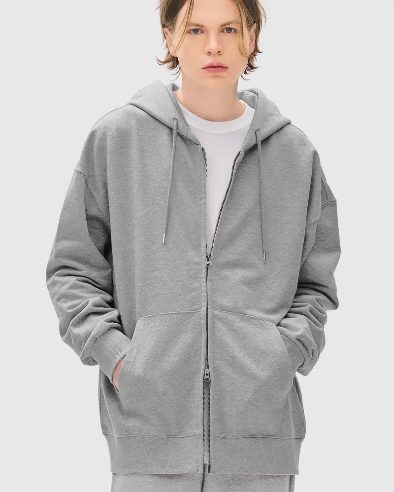 Daily Oversized Zip-Up Hoodie (Tall size)