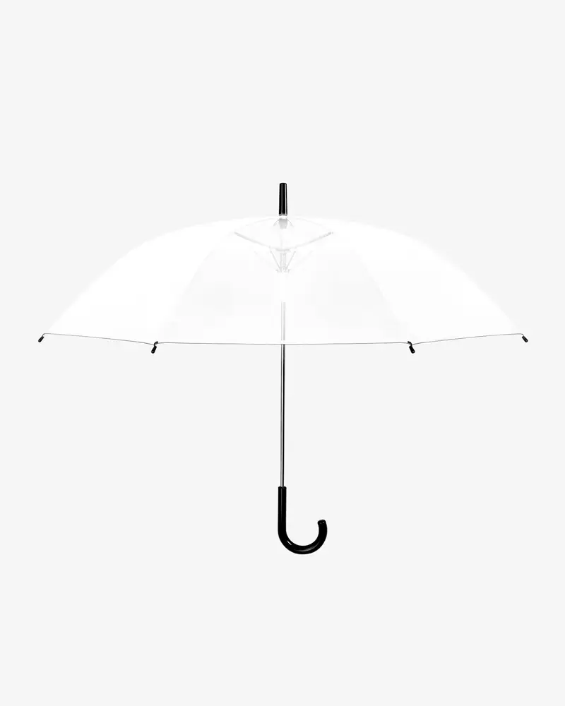 60 Transparent Long Umbrella