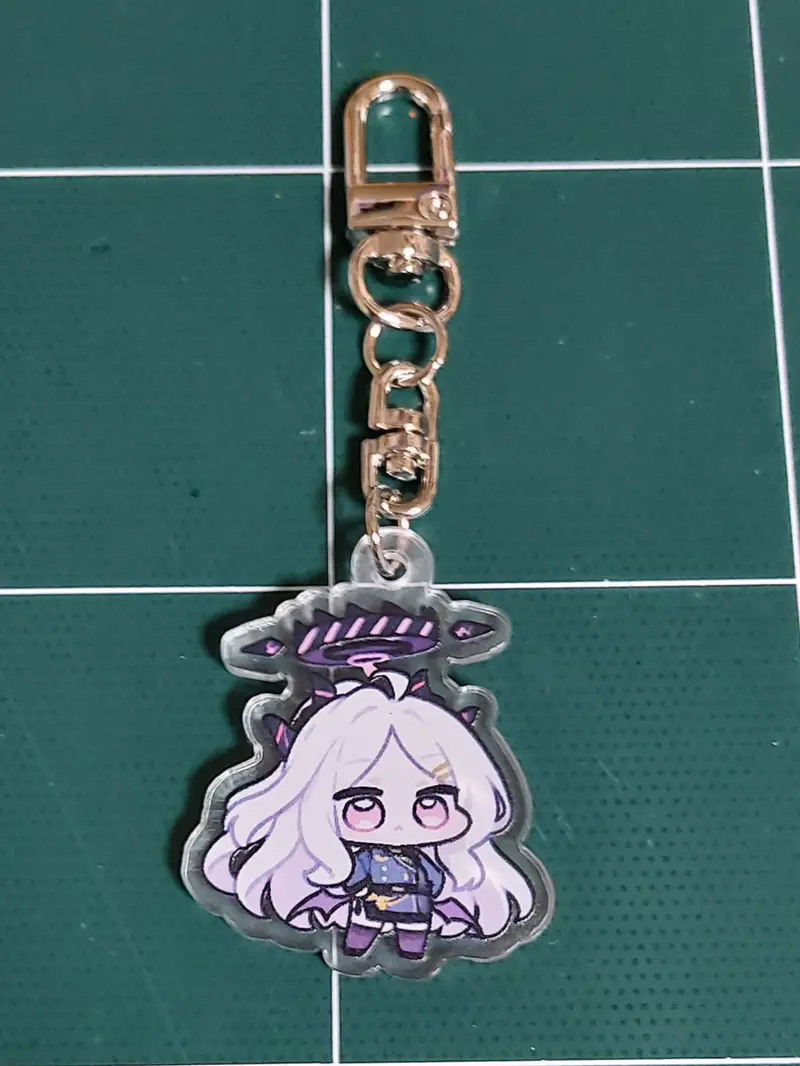 Custom Acrylic Key Ring (Clear) Purchased 15.35 x 18.90 inch 제작 후기 The finish and clarity came out clean and well done.- 마플 리얼 후기