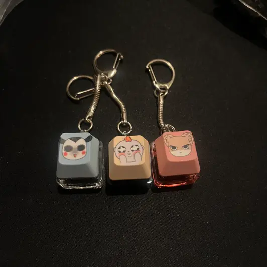 Custom Full color Key Cap (R1) Purchased 0.7 x 0.7 x 0.4 inch 제작 후기 My friends like it hehe - 마플 리얼 후기 