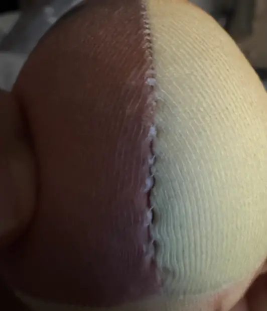 Ball Cake Plush Purchased ONE 제작 후기 한쪽이 저렇게 살짝 풀린상태로 왔어요 - 마플 리얼 후기 