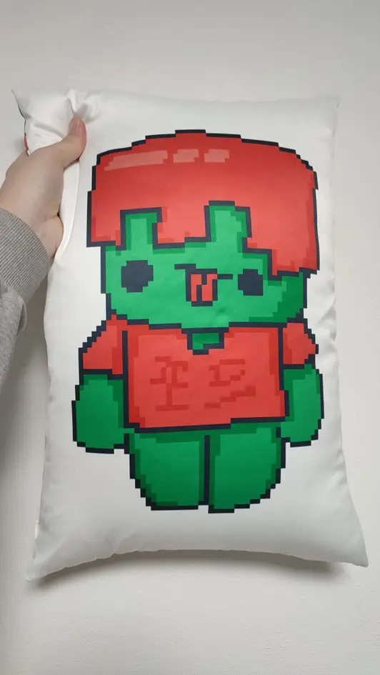 사틴 가로 쿠션 (M) M (50 x 35 cm) 구매 제작 후기 성능 확실하네요 ㅋㅋㅋㅋㅋㅋ - 마플 리얼 후기