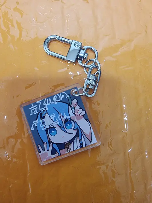 Custom Acrylic Key Ring (Clear) Purchased Acrylic Key Ring 제작 후기 I arrived safely, thank you - 마플 리얼 후기 