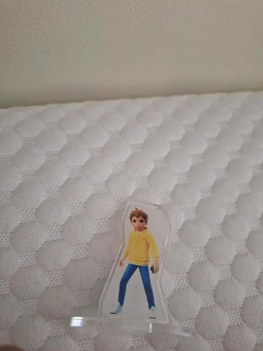 Acrylic Figure S (~W 2.8inch) Purchased 11.81 x 22.83 inch 제작 후기 This is an acrylic stand that our main character Doo-ri looks pretty on. 
Thank you to the Maple staff who made the wonderful Doo-ri goods. I hope you prosper. - 마플 리얼 후기 
