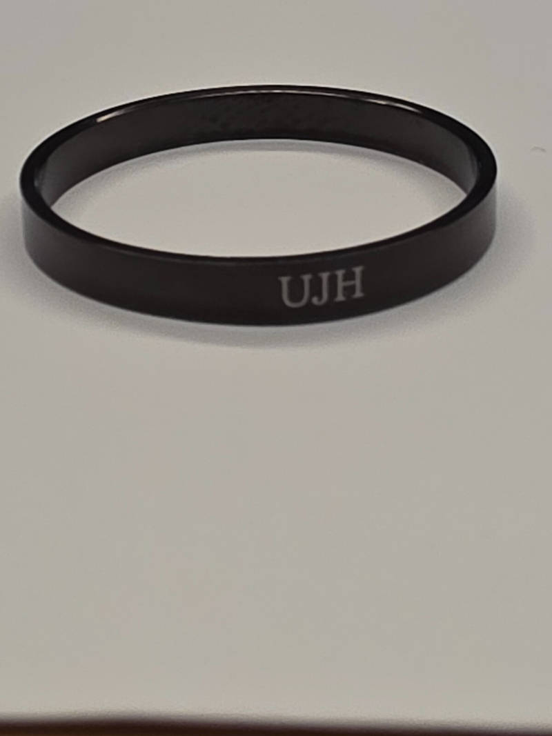 3mm Surgical Steel Basic Engraved Ring Purchased #13 / #12 제작 후기 I liked that the engraving was neat!- 마플 리얼 후기