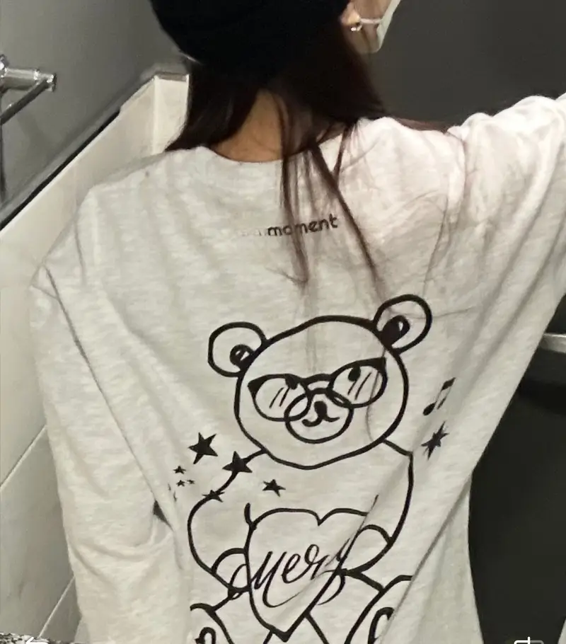 YSKヘビーコットンドロップショルダー長袖Tシャツ 2(M) 購入 제작 후기 ホワイトメランジTシャツを着たい 
マープルが提供するグラフィックを使って 
好きなスタイルで編集しました！ 
プリントクオリティも良く、服クオリティも厚みもあってしっかりしますね！最近毎日着用！また作りたいです〜- 마플 리얼 후기