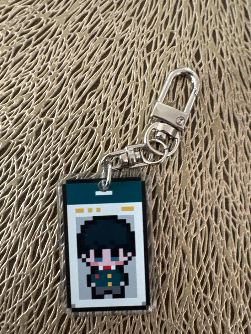 Custom Acrylic Key Ring (Clear) Purchased 12.60 x 19.29 inch 제작 후기 It's printed really neatly, it's pretty, and it feels good- 마플 리얼 후기