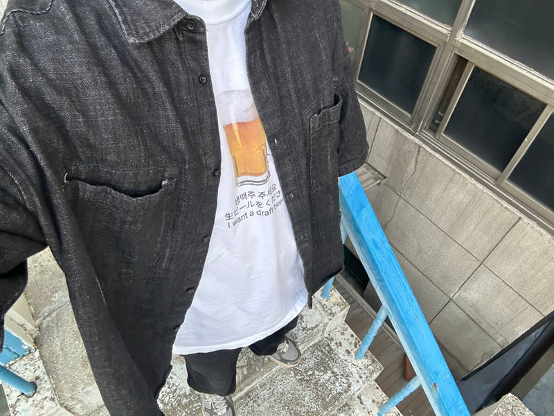 Printstar Premium Cotton Heavy T-shirt Purchased XL / M 제작 후기 I wear it every day. Thank you.- 마플 리얼 후기