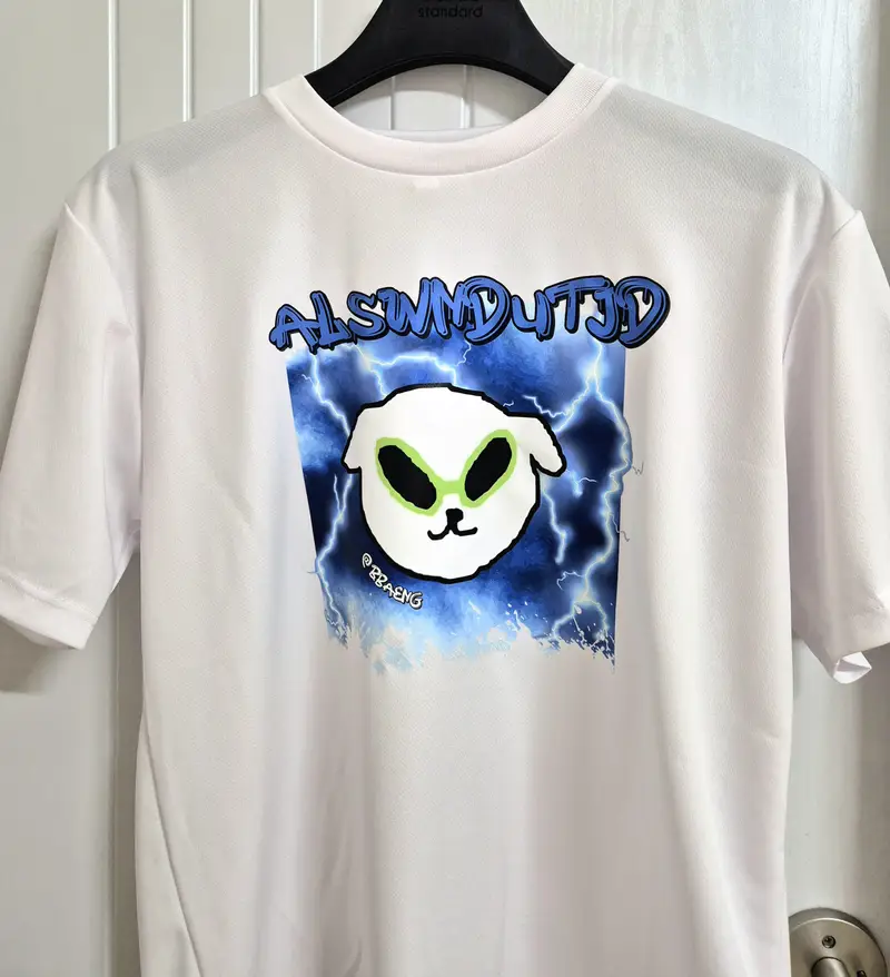 Glimmer（グリマー）ドライラウンドTシャツ L 購入 제작 후기 本物の美しい素材も好きで、サイズはわざわざオーバーフィットしましたが、体に巻く材質ではないので、おやすみます。- 마플 리얼 후기