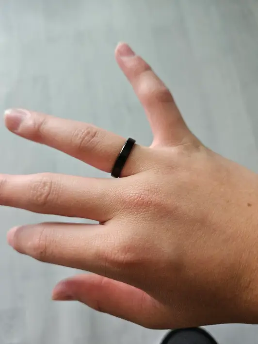 4mm Surgical Steel Basic Engraved Ring Purchased #7 제작 후기 I love it so much, the size is just right - 마플 리얼 후기