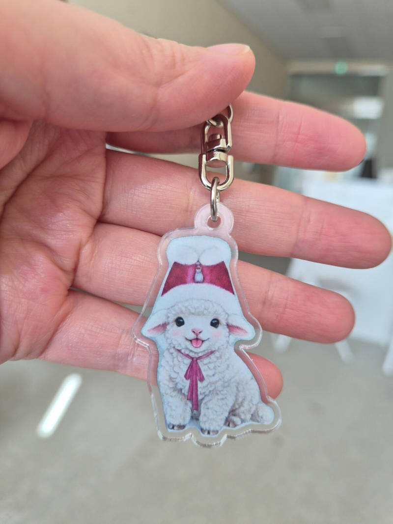 Custom Acrylic Key Ring (Clear) Purchased 13.78 x 21.65 inch 제작 후기 I really love it. Thank you for taking such good care of me.- 마플 리얼 후기