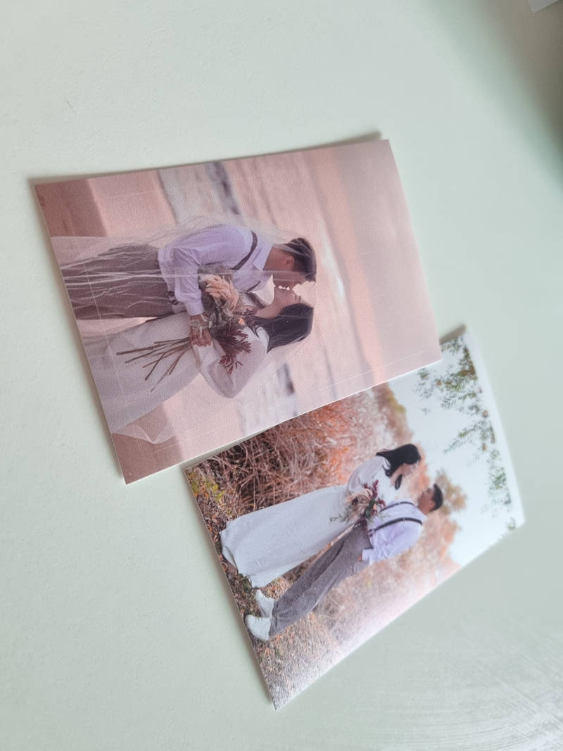 카드 스티커 S칩 (1+1) 6.4 x 9.5 cm 구매 제작 후기 자주이용할께요^^
웨딩사진으로 일단 먼져해보았는데,
나중에는 제얼큰사진으로 주문해야게써요ㅋ- 마플 리얼 후기