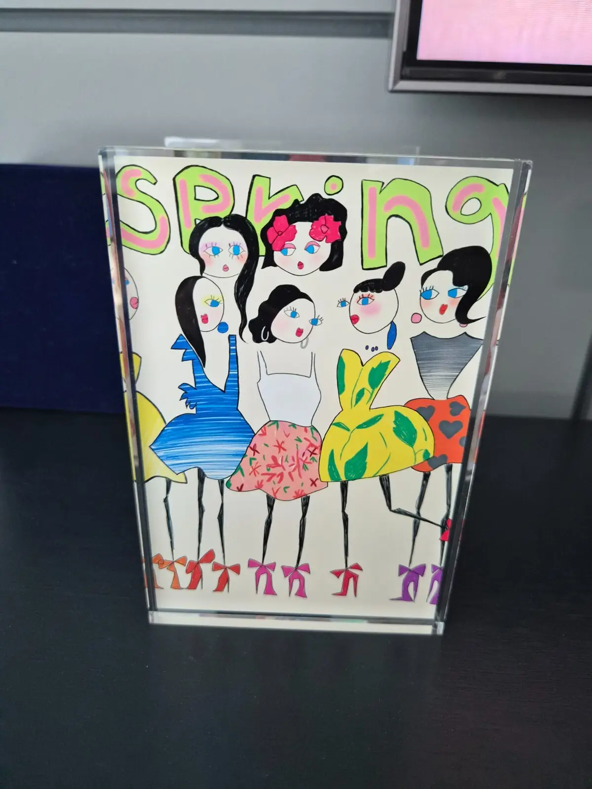 It’s so nice to keep a picture you drew yourself^^