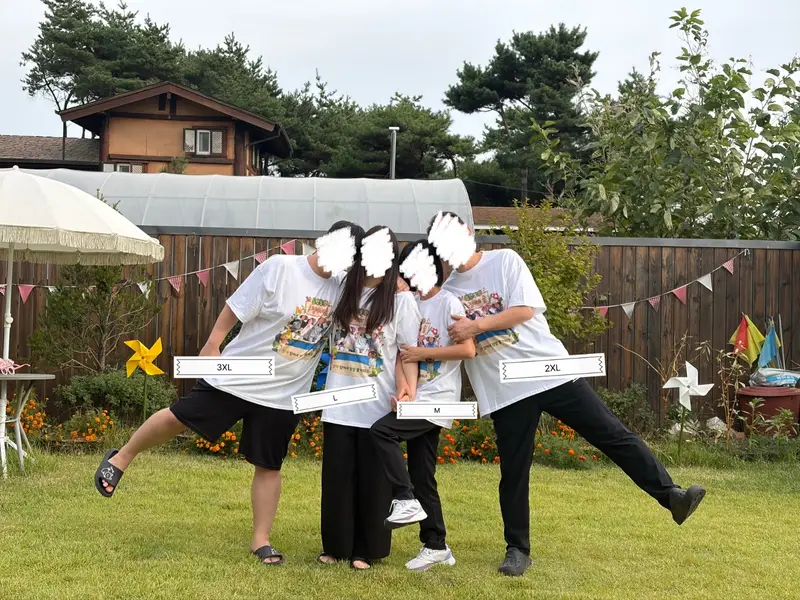 Gildan Ultra Cotton 2000 Adult T-shirt Purchased L 제작 후기 I made this to commemorate our family trip!- 마플 리얼 후기