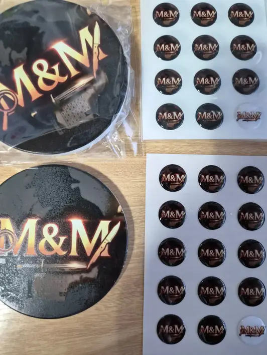 Round Epoxy Sticker Purchased 0.8 x 0.8 inch 제작 후기 I ordered this to use for a special event at a gathering.

It’s neater and prettier than I expected.
If the response at the next gathering is good, I’ll consider placing an additional order! - 마플 리얼 후기 
