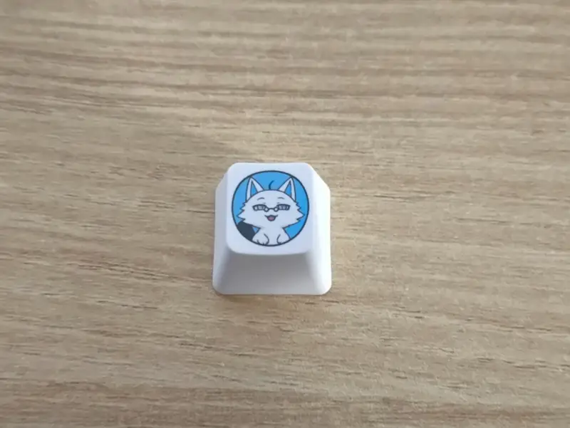 Custom Full color Key Cap (R4) Purchased 0.7 x 0.7 x 0.45 inch 제작 후기 It came out really well. It's good.- 마플 리얼 후기