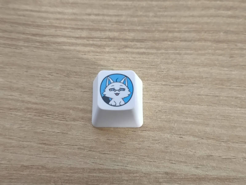 Custom Full color Key Cap (R4) Purchased 0.7 x 0.7 x 0.45 inch 제작 후기 It came out really well. It's good.- 마플 리얼 후기
