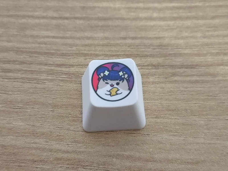 Custom Full color Key Cap (R4) Purchased 0.7 x 0.7 x 0.45 inch 제작 후기 It came out really well. It's good.- 마플 리얼 후기