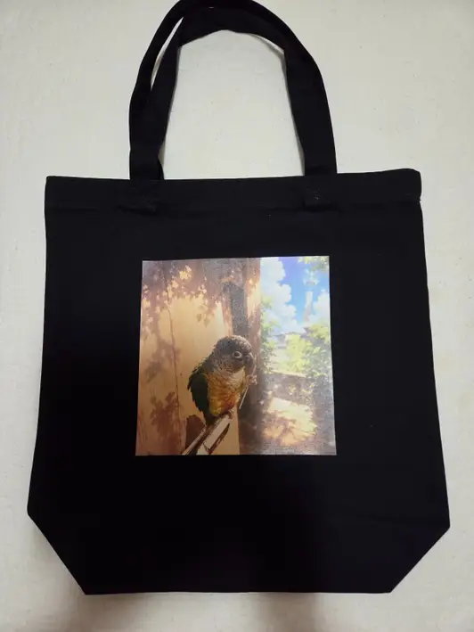Standard Tote Bag (M) Purchased M 제작 후기 I really love the bag. Thank you for making a special bag with my one-of-a-kind parrot printed on it.

I will make good use of it.^^ - 마플 리얼 후기 