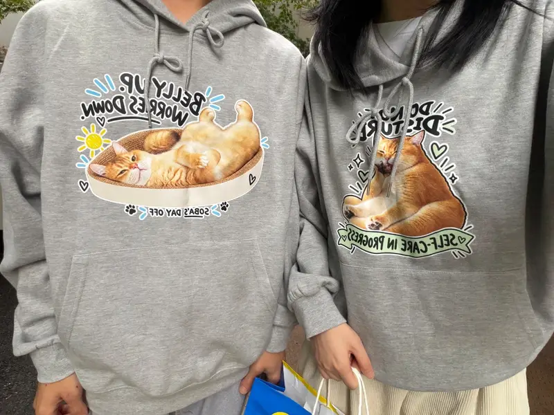 BECANVAS Special Interlock Oversized Hoodie Purchased XL 제작 후기 Complete your own cute T-shirt featuring your precious family pet!- 마플 리얼 후기