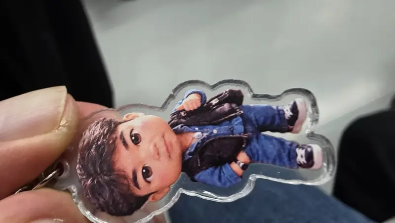 Custom Acrylic Key Ring (Clear) Purchased 10.24 x 20.87 inch 제작 후기 It was a wonderful experience. The reactions of those who received it were mostly expressions of amazement. Thank you for the great product and great price.- 마플 리얼 후기