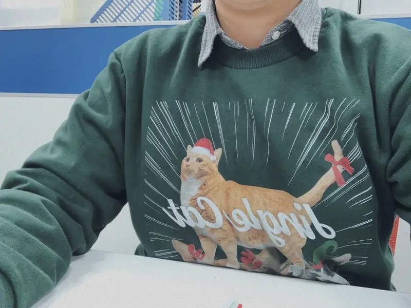 특양면 헤리 맨투맨(남녀공용) 2XL(105) 구매 제작 후기 가족냥들 크리스마스 기념해서 어글리맨투맨 만들었어요. 색도 잘나왔고 주변 반응도 좋아요ㅋㅋ 감사합니다!- 마플 리얼 후기