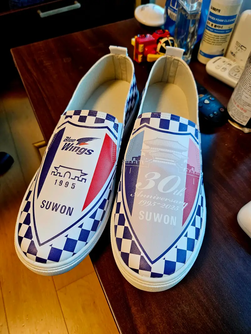 Custom Slip-ons (L) Purchased M9 / W10.5 제작 후기 The custom shoes are cool~- 마플 리얼 후기